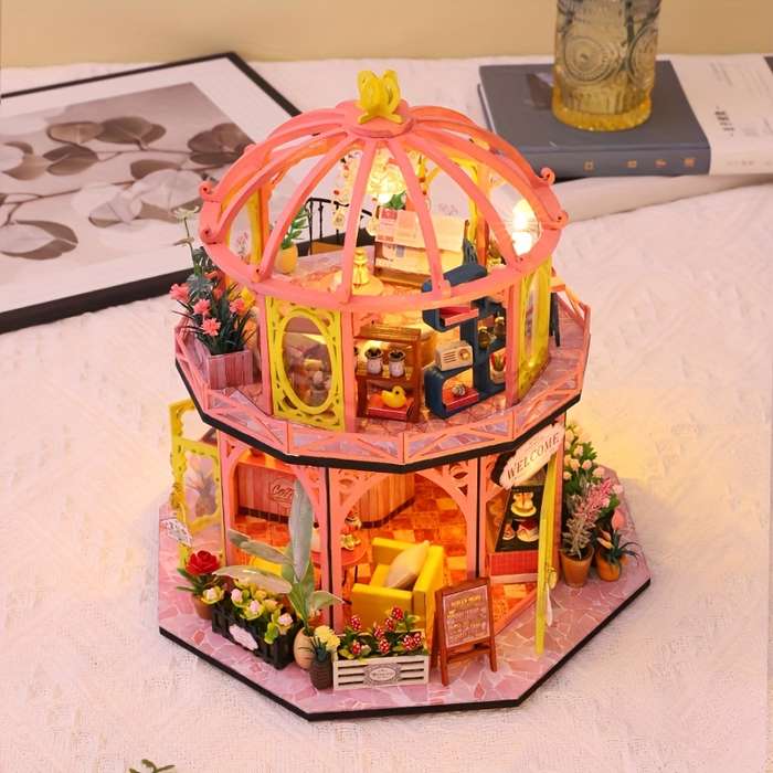 Building Toy Architectural Model Toy Set Style Pin Yue Huajian