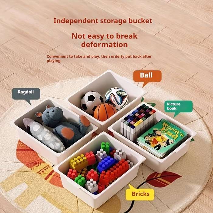 Storage And Organizationmodel Three Rows Of 4 Layers  12 Boxes
