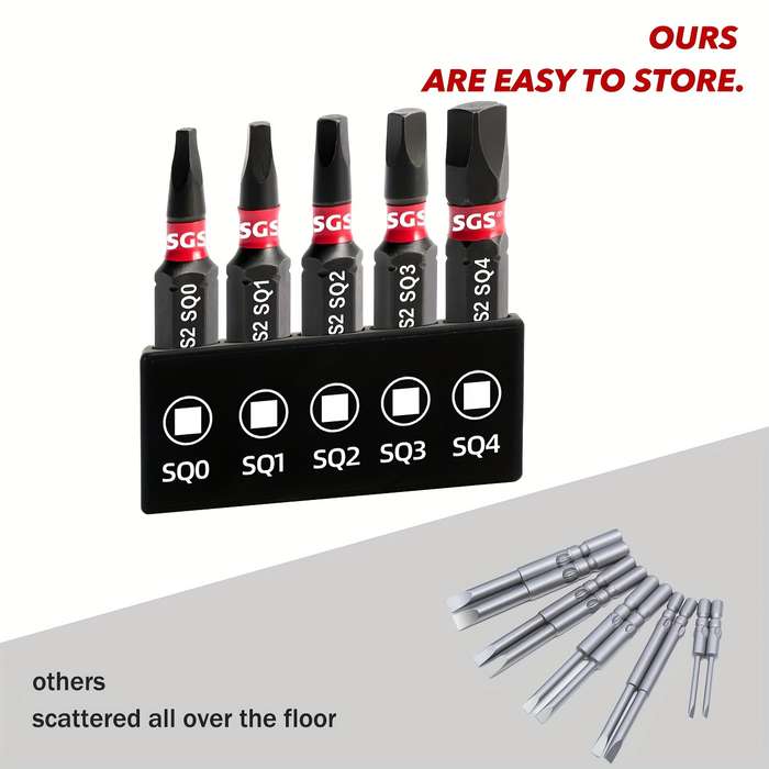 Screwdriver Bit Tool Set Color Black