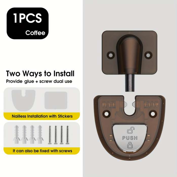 Lock Color Black 1Pcs