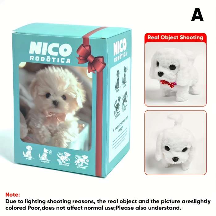 Toy Doll Color White First Generation Dog Size 16*16Cm 6.3Inch