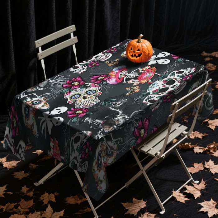 Halloween tablecloth decoration size 90 x 140cm or 35.43 x 55.11inch