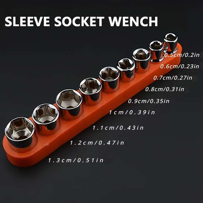 Screwdriver Bit Tool Set Color Orange