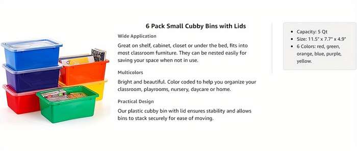 Storage And Organizationquantity 6Pcs