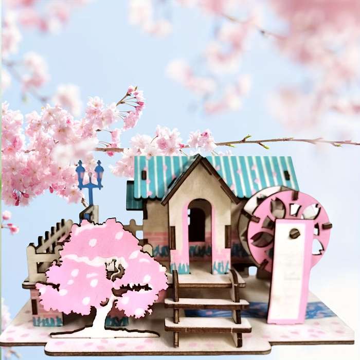 Building Toy Architectural Model Toy Set Style Comfortable Small House
