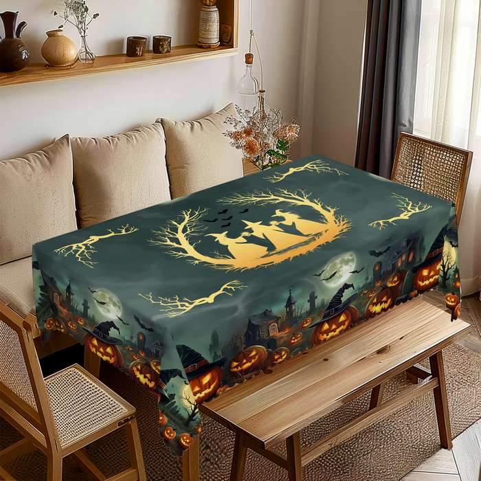 Halloween tablecloth decoration size 60 x 86inch 152x220cm