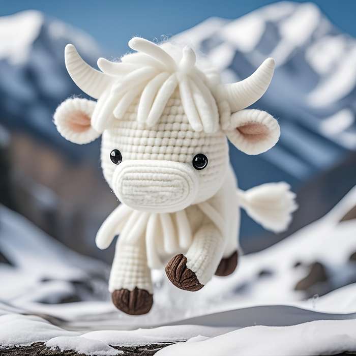 Toy Dolls Model Gray Cow