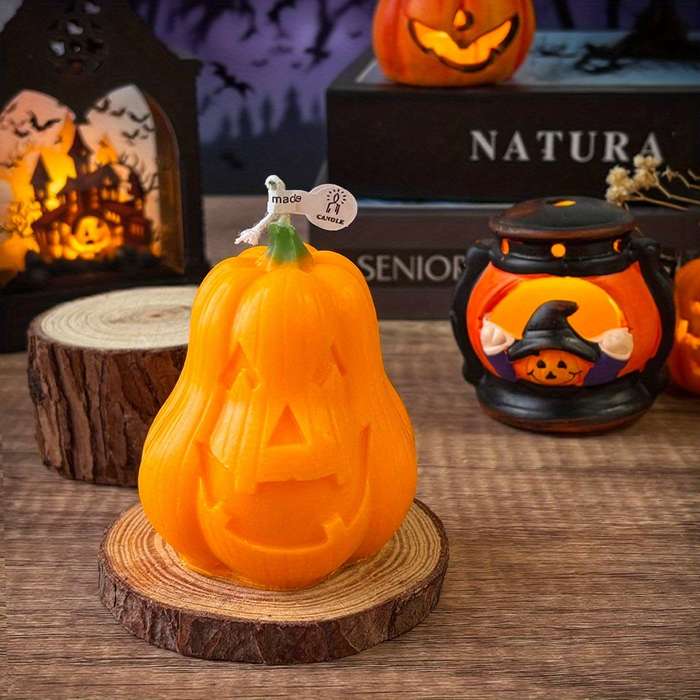 Halloween Decorations Color Green Ti Pumpkin J 0133 Orange No. 4Apple Cinnamon  Fragrance