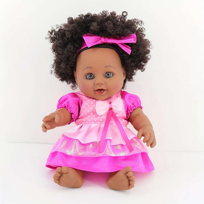 Toy Dolls Items Pink Black Doll