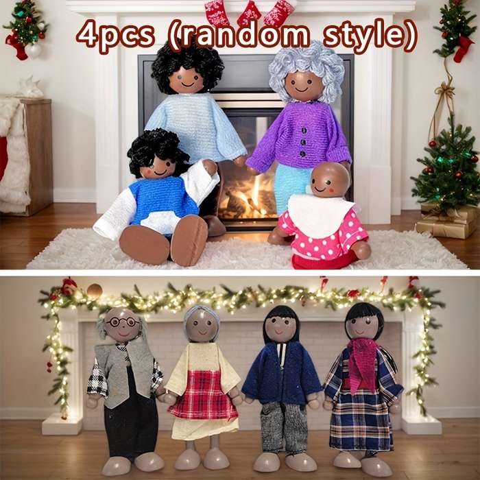 Toy Dolls color 4pcs  random style