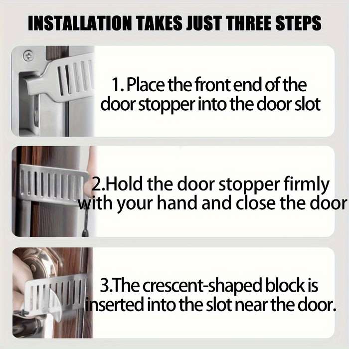 Lock Items Anti Theft Door Stopper Quantity 1Pc