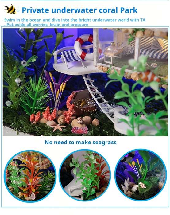 Building Toy Architectural Model Toy Set Style Hawaii Villas