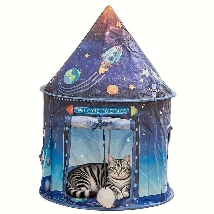 Pet supplies Style Colorful Unicorn Castle