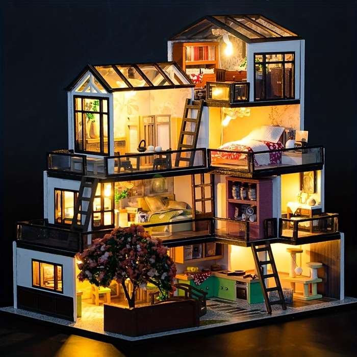 Building Toy Architectural Model Toy Set Items Dream Town Add  Tools
