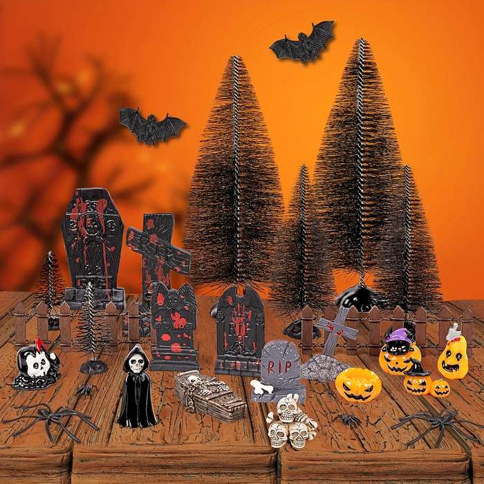 Halloween Decorations Style Halloween Village Decoration