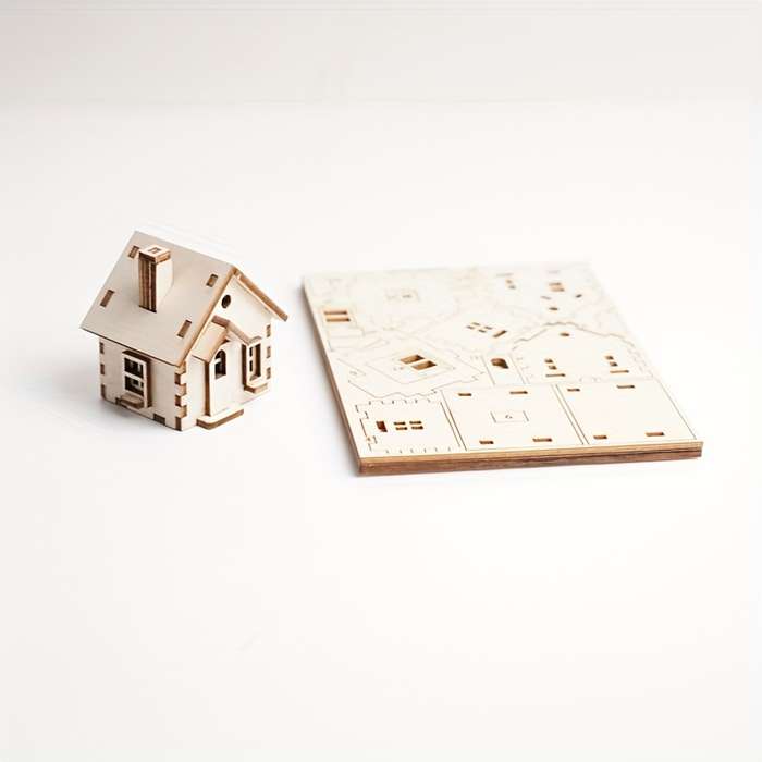 Building Toy Architectural Model Toy Set Items Diy  Excluding Glue And Tools
