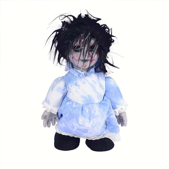 Halloween Decorations Color Black Bald Head