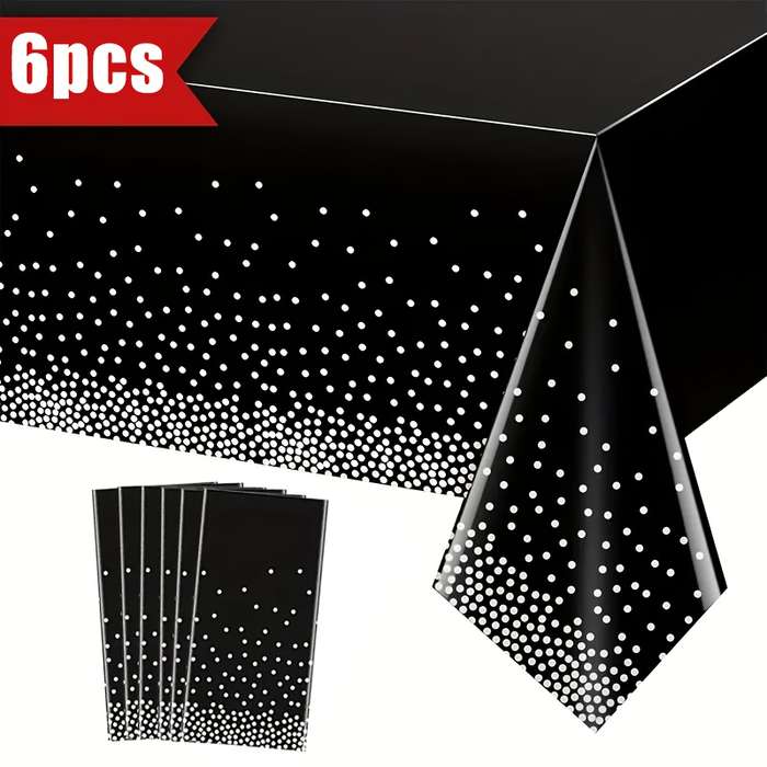 Halloween tablecloth decoration color Aluminum Foil Tablecloth Black
