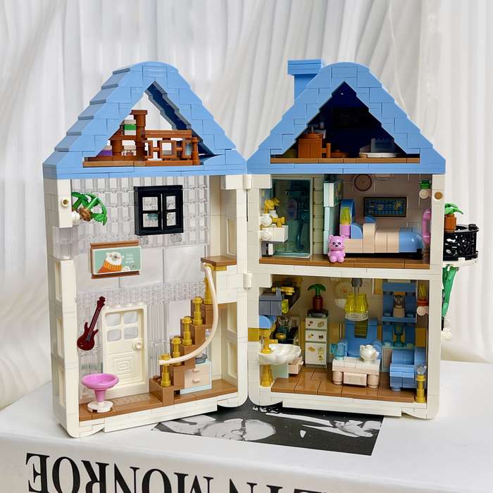 Building Toy Architectural Model Toy Set Model Cozy House