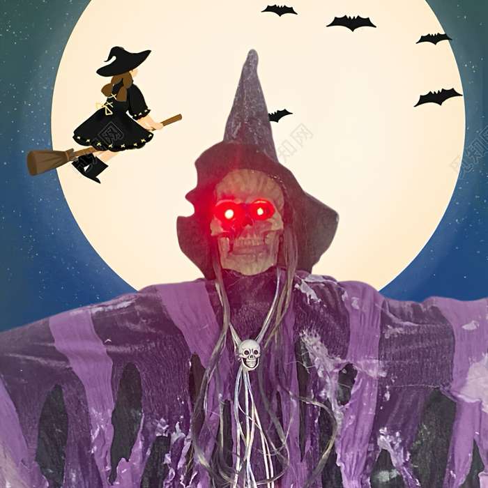 Halloween Decorations Items Red Ghost