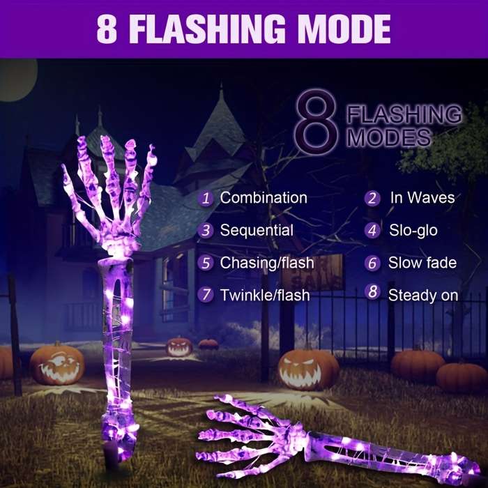 Halloween Decorations Color Purple Light