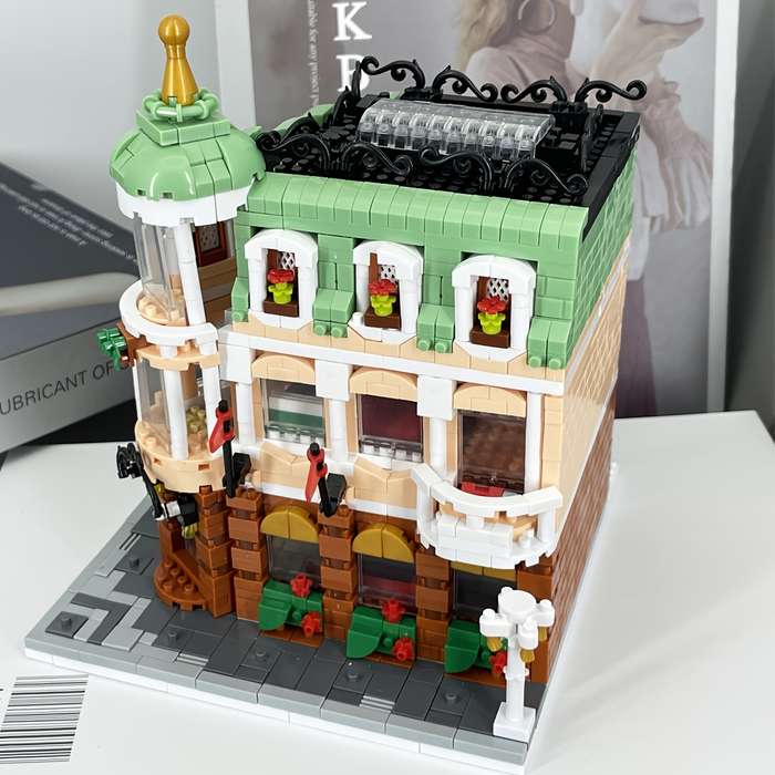 Building Toy Architectural Model Toy Set Style 1928 Pcs Apartment