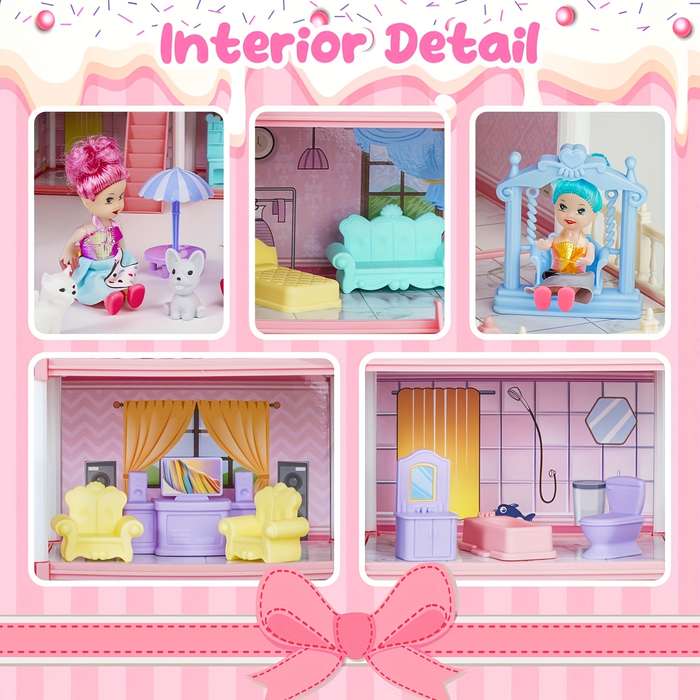 Toy Dolls color 1 Rooms Across 4 Stories