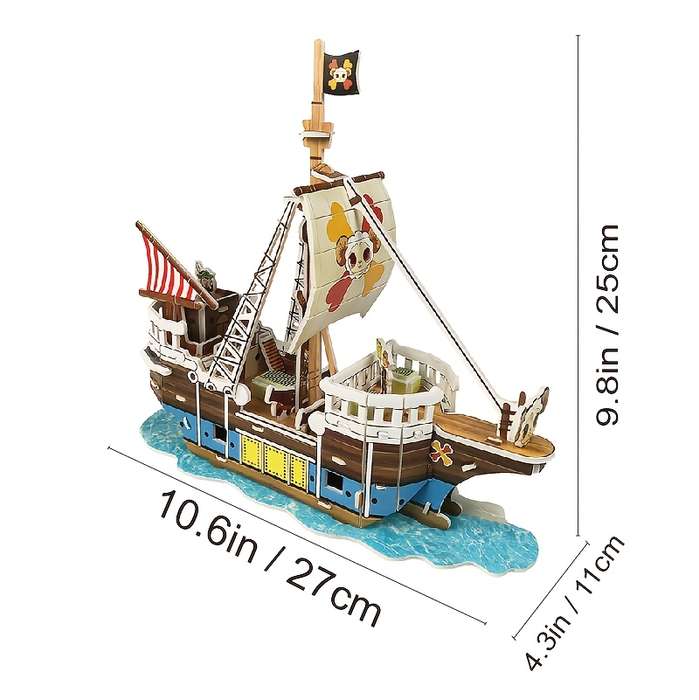 3D Jigsaw Puzzle Model Ship