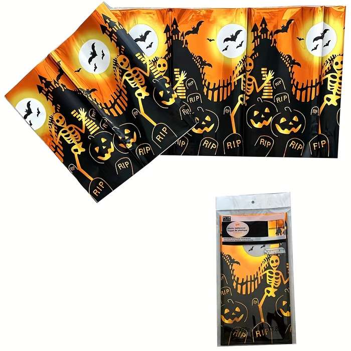 Halloween tablecloth decoration Style Skeleton