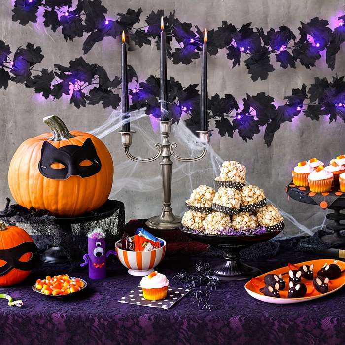 Halloween Decorations Color Warm Lighting