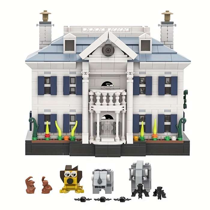 Building Toy Architectural Model Toy Set Model 1347Pcs House