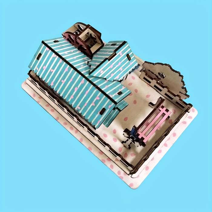Building Toy Architectural Model Toy Set Style Comfortable Small House