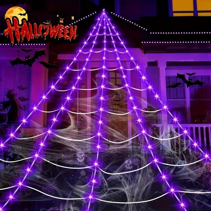 Halloween Decorations Color Purple Light