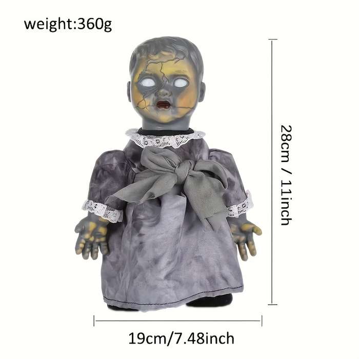Halloween Decorations Color Black Bald Head