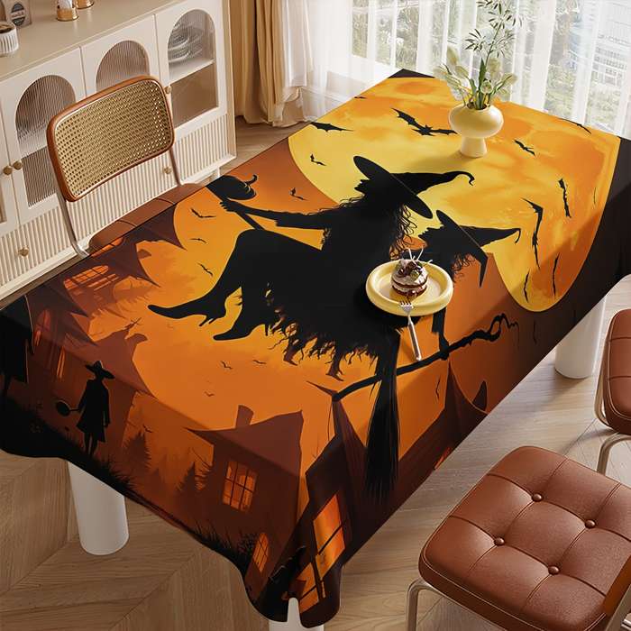 Halloween tablecloth decoration size 140cm x 140cm or 55.12in x 55.12in