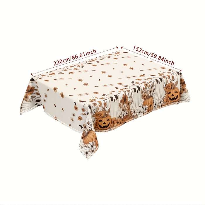 Halloween tablecloth decoration size Rectangular Table 60 x 86in or 152 x 220cm
