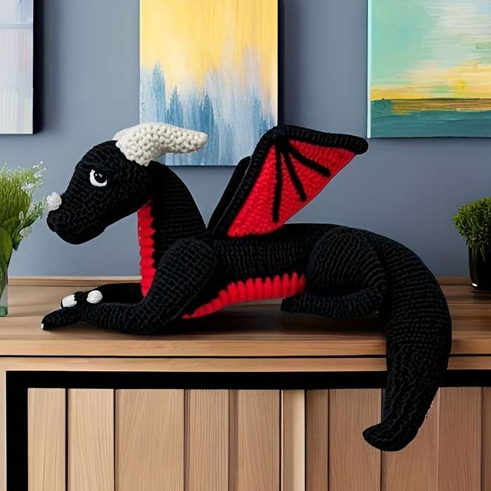 Toy Dolls Style black dragon