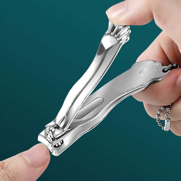 2pcs Hand and Foot Shaped Nail Clipper and Trimmer Set Stainless Steel Nail Scissors for Repai