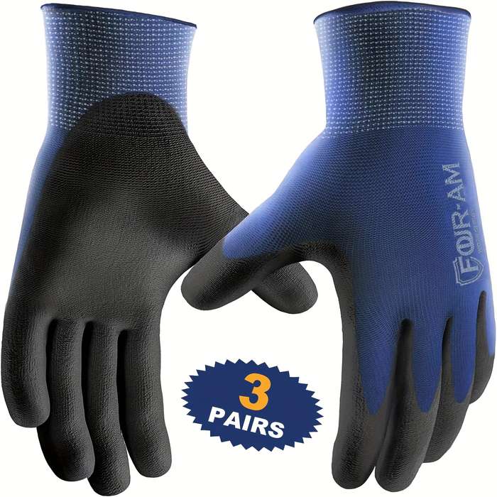 Work Gloves Size Xxl Quantity 3Pairs