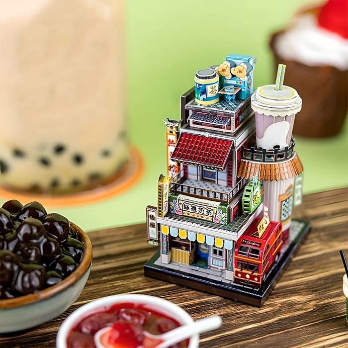Building Toy Architectural Model Toy Set Items Hot Pot Restaurant
