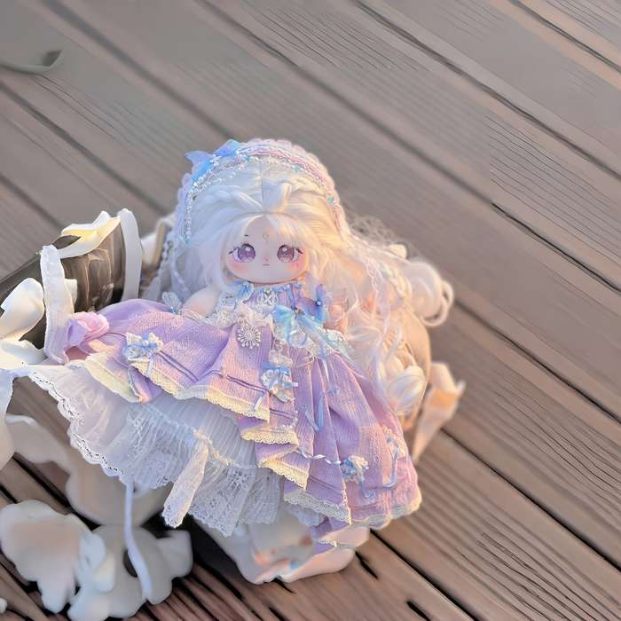 Toy Dolls Style Qingyan white short hair humanoid doll excluding wig  clothes and accessories