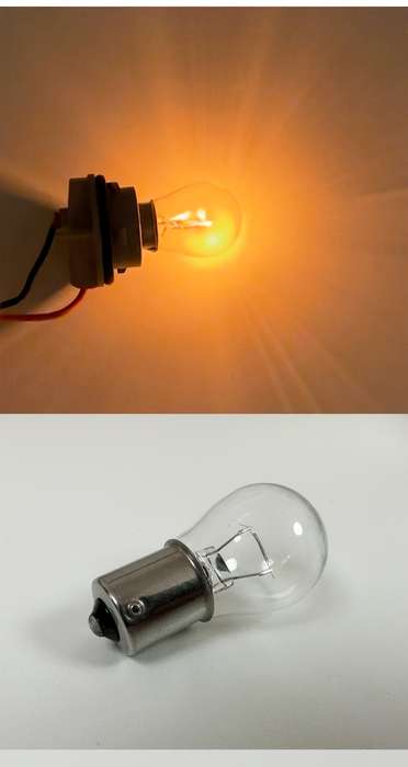 10pcs 1156 BA15S Car Bulbs Super Bright P21W Tungsten Backup & Turn Signal Lights