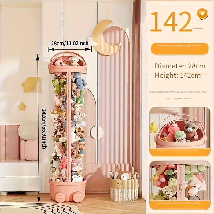 Storage And Organizationcolor Zipper Style Pink Model Large Size  172.01 X 27.99 Cm