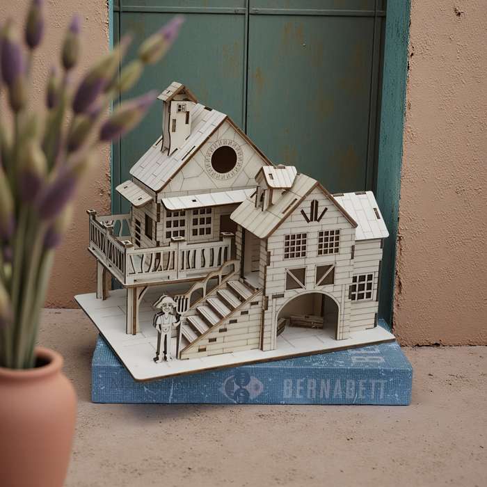 Building Toy Architectural Model Toy Set Items Cottage