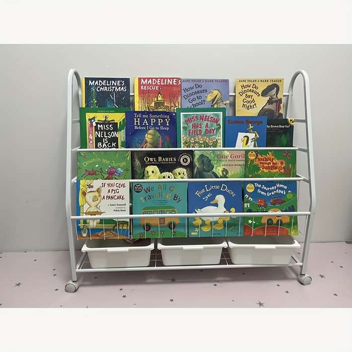 Storage And Organizationitems Metal Bookshelf