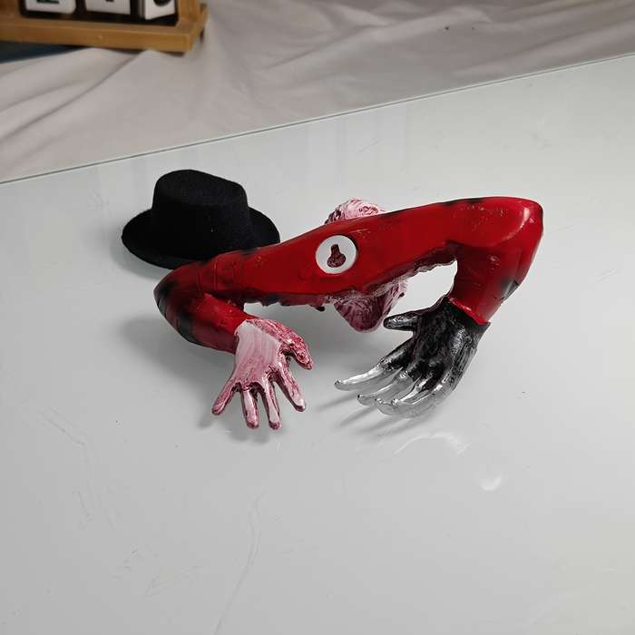 Halloween Decorations Color Red Add  White