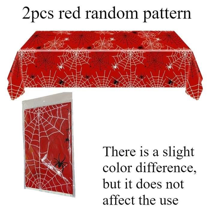 Halloween tablecloth decoration color 2 Red