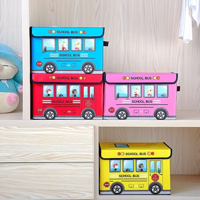 Storage And Organizationcolor Pink Car Style Cartoon Car 38 X 25 X 25Cm