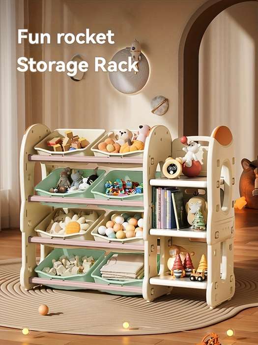 Storage And Organizationmodel With Bookshelf