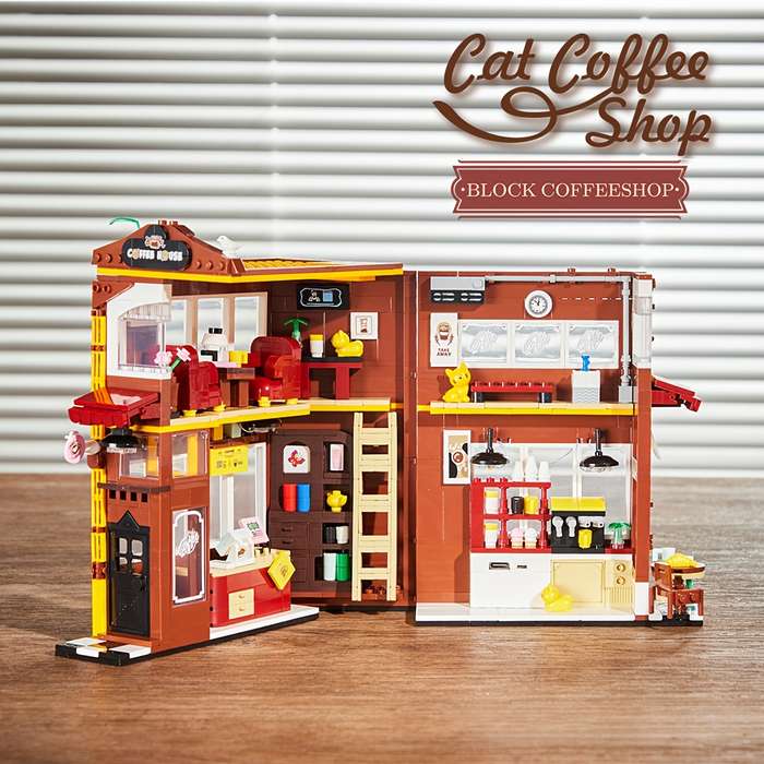 Building Toy Architectural Model Toy Set Style Flower Shop